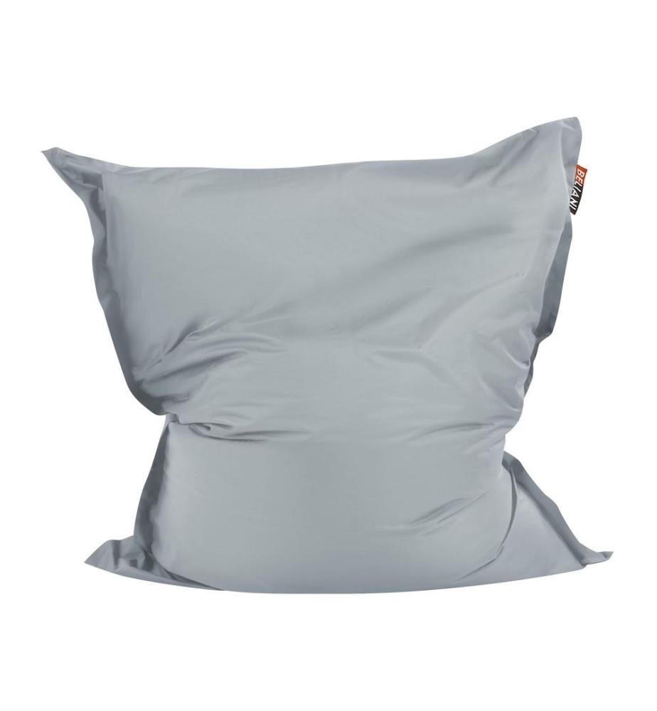 Pouf poire 300 L FUZZY 140 cm 180 cm Gris clair