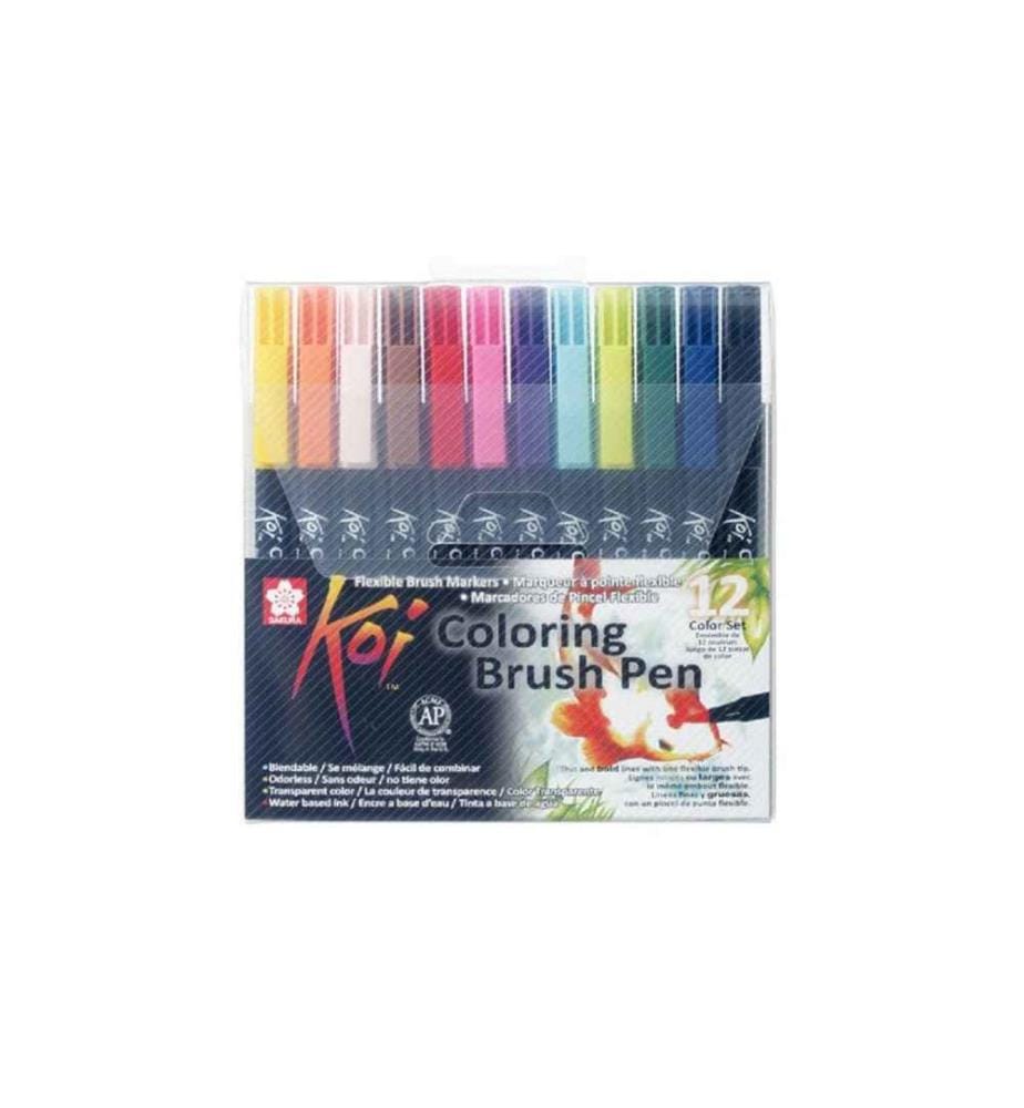 SAKURA - Feutres de coloriage Koi Coloring Color 12er Set