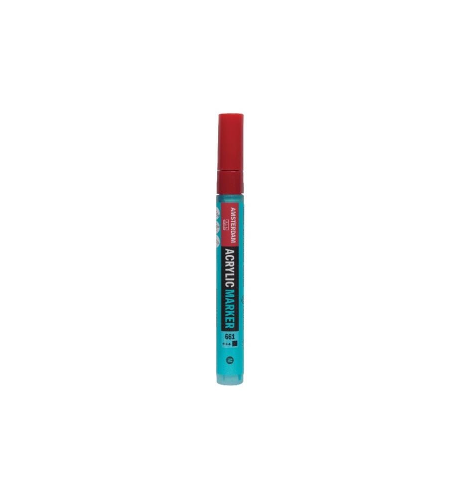 AMSTERDAM - Marqueur acrylique M 1 pièce, Turquoise