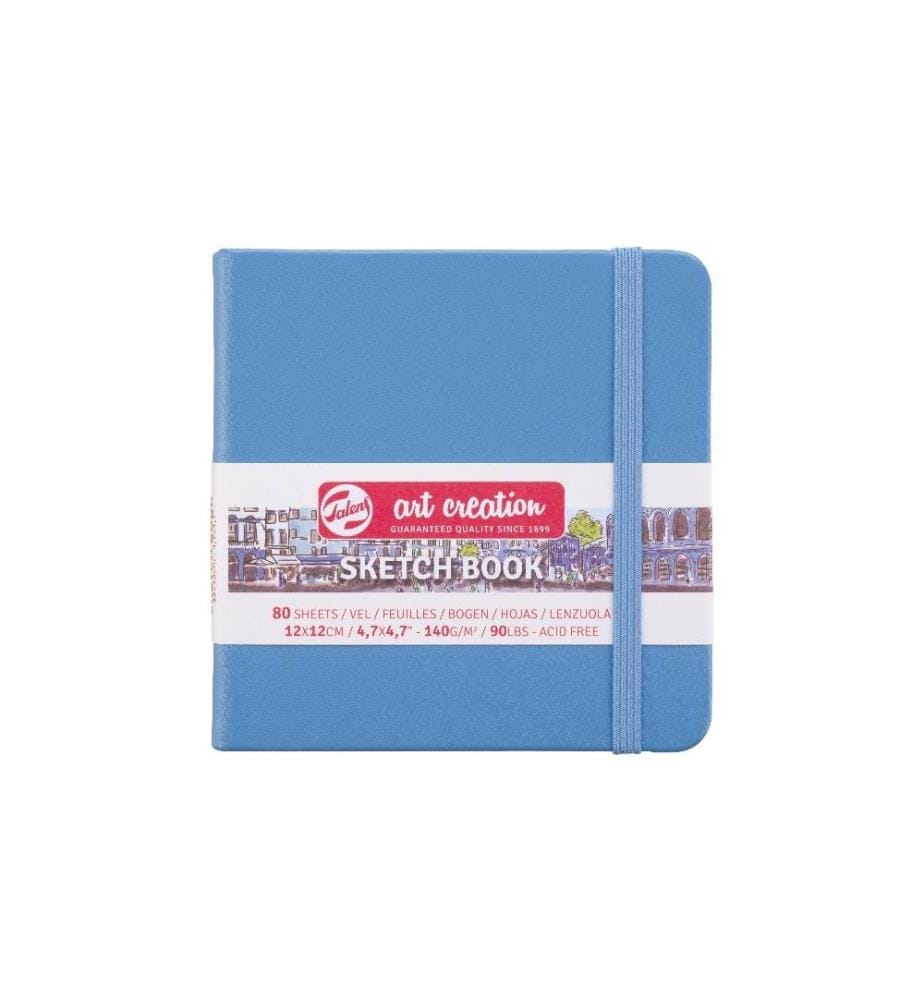 TALENS - Cahier à colorier 12 x 12 cm Bleu marine