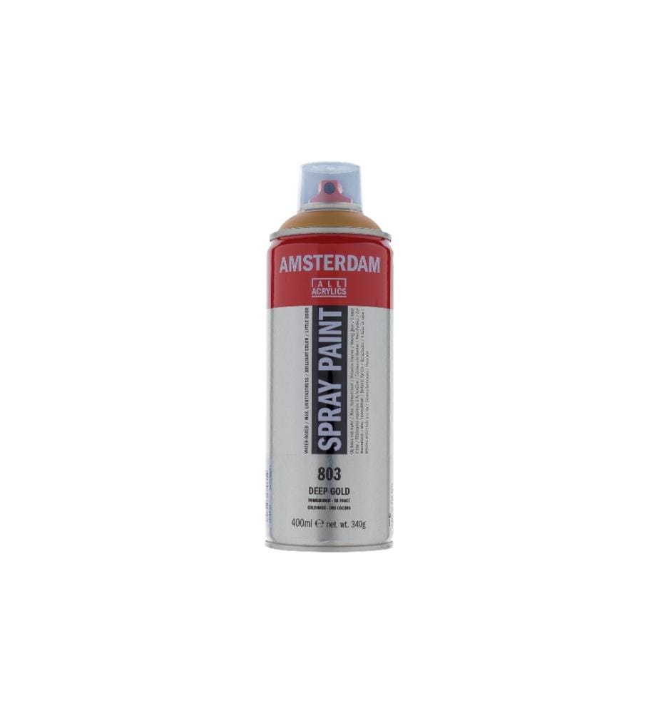 AMSTERDAM - Acrylique en bombe 400 ml, couleur or
