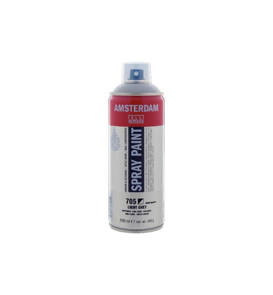 AMSTERDAM - Acrylique en bombe 400 ml, gris clair