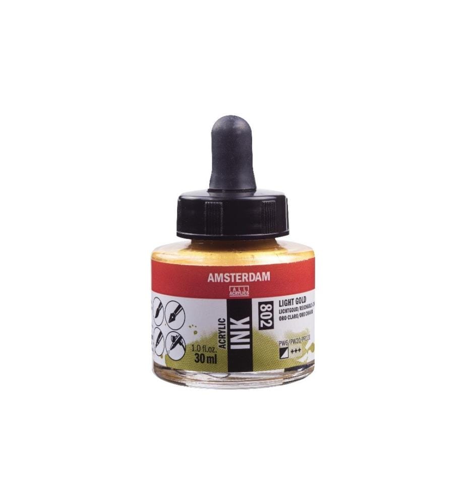 AMSTERDAM - Encre acrylique 30 ml, Doré