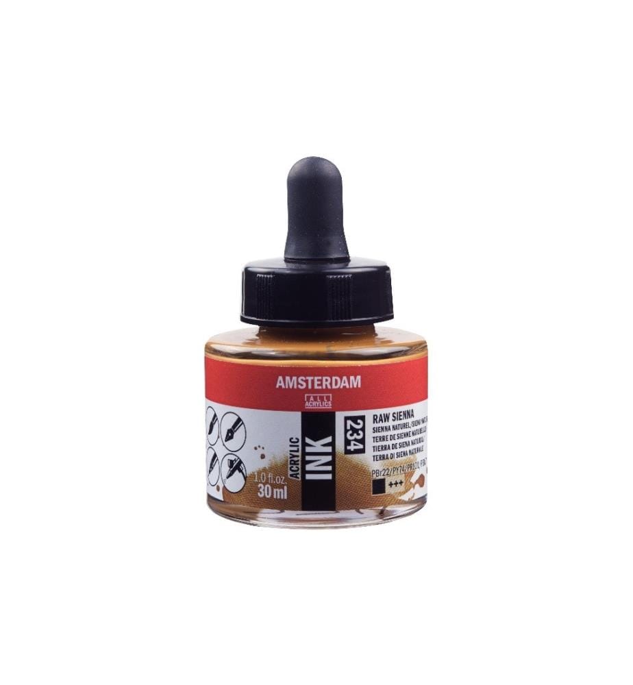 AMSTERDAM - Encre acrylique 30 ml, Brun