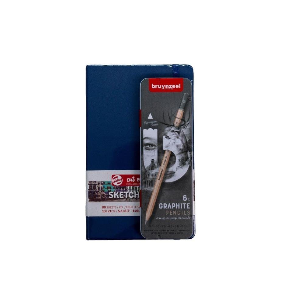 TALENS - Carnet de dessin Set The Beginners 13 x 21 cm