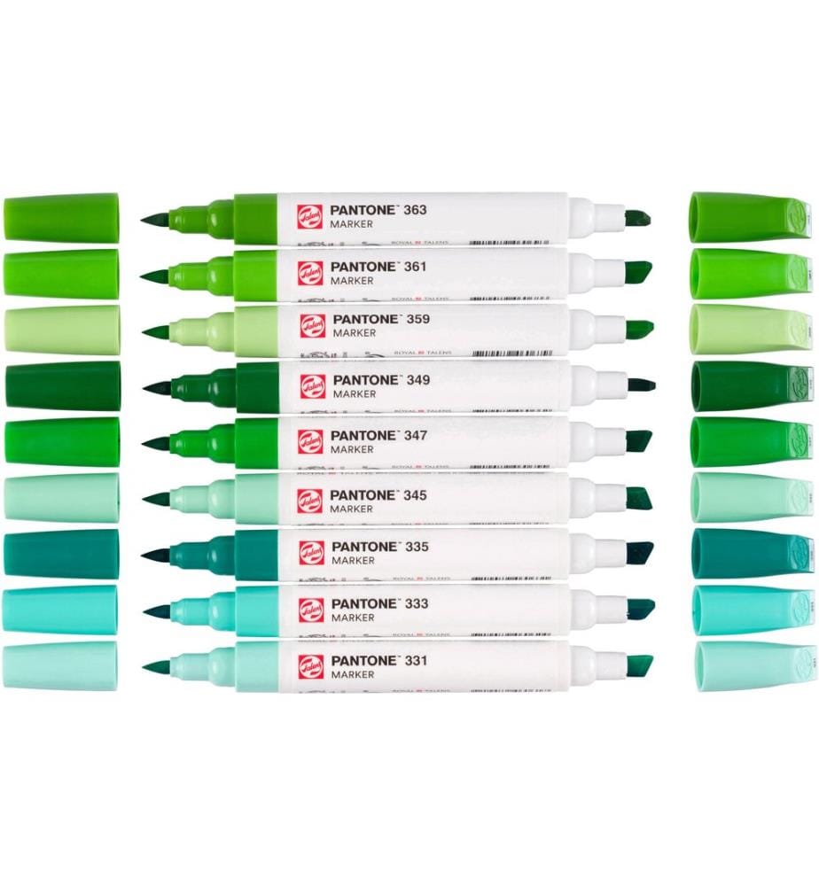 TALENS - Marqueur Pantone 9x Set Green