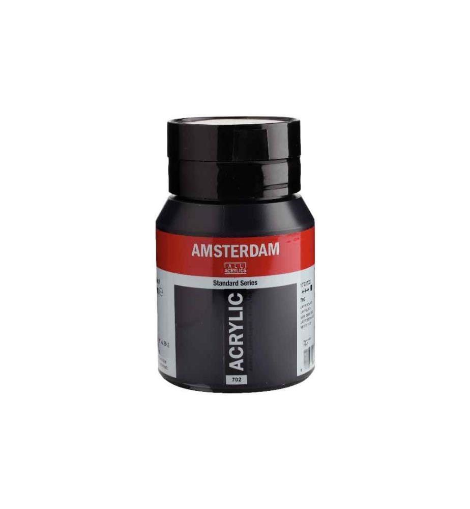 AMSTERDAM - Peinture acrylique Standard Series Lampe noire opaque, 500 ml
