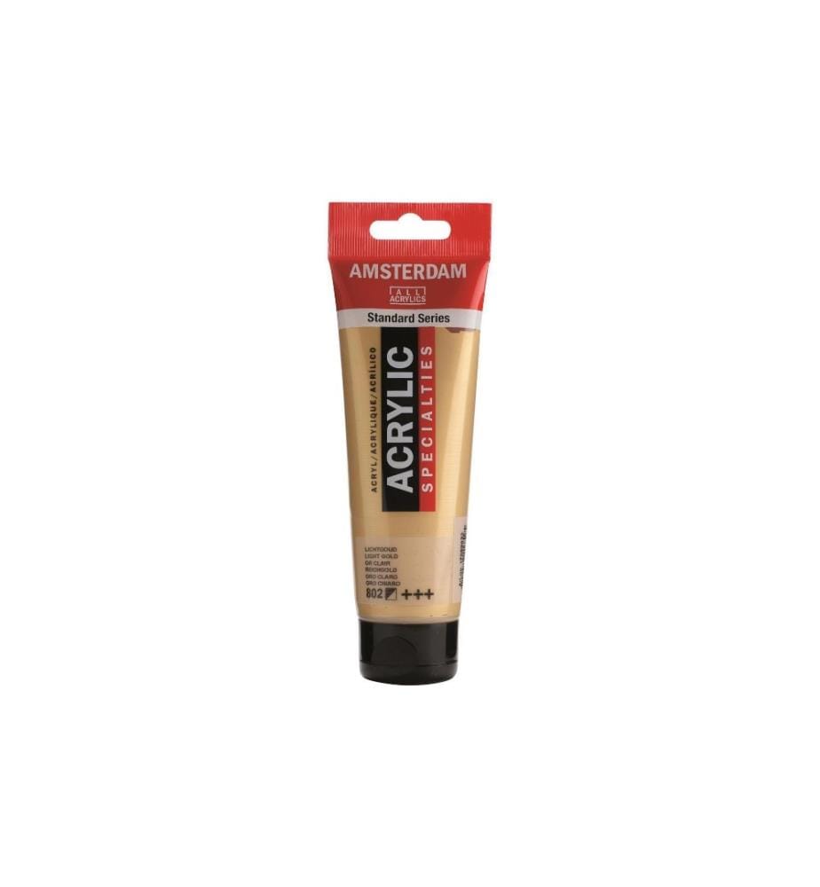 AMSTERDAM - Peinture acrylique Standard Series Demi-couverture or riche, 120 ml