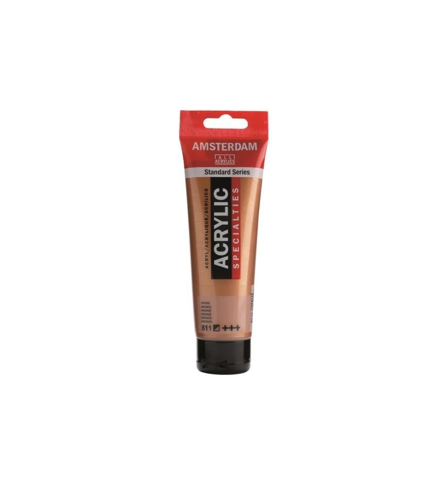 AMSTERDAM - Peinture acrylique Standard Series Demi-couverture bronze, 120 ml