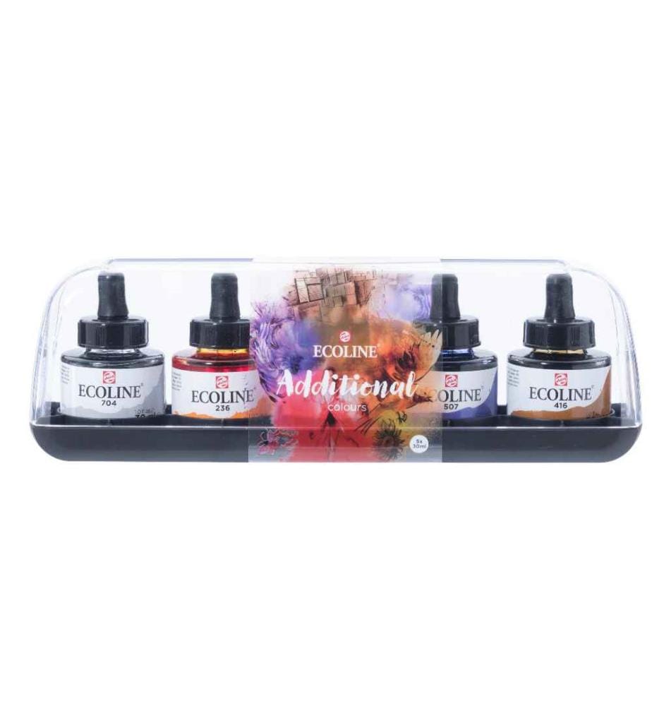 TALENS - Peinture à leau Ecoline Jeu supplémentaire de 5, multicolore