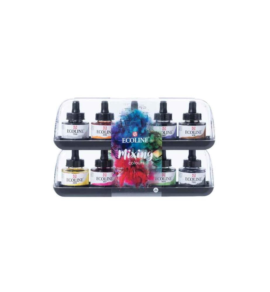 TALENS - Peinture à leau Ecoline Jeu de mélange de 10, multicolore