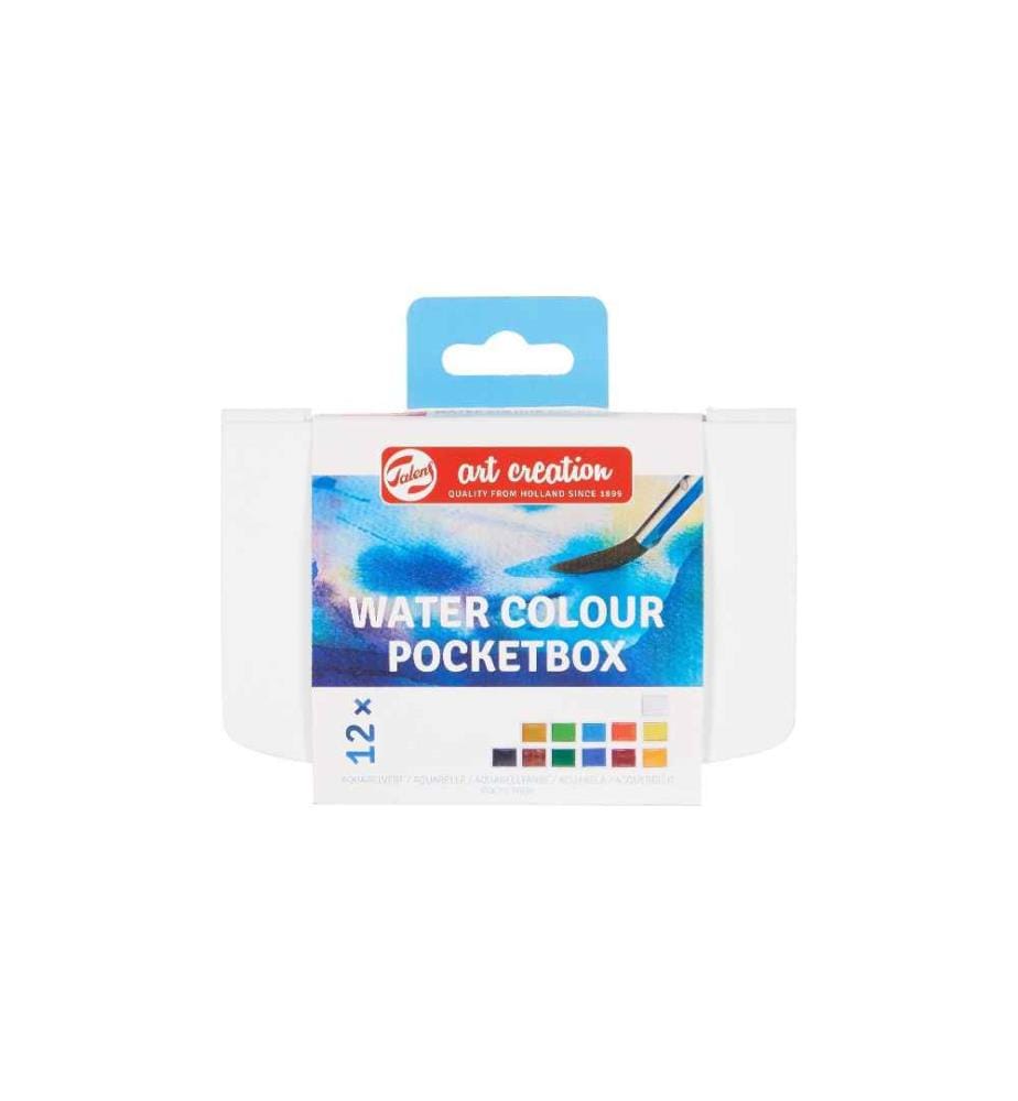 TALENS - Peinture pour aquarelle Pocketbox Multicolore