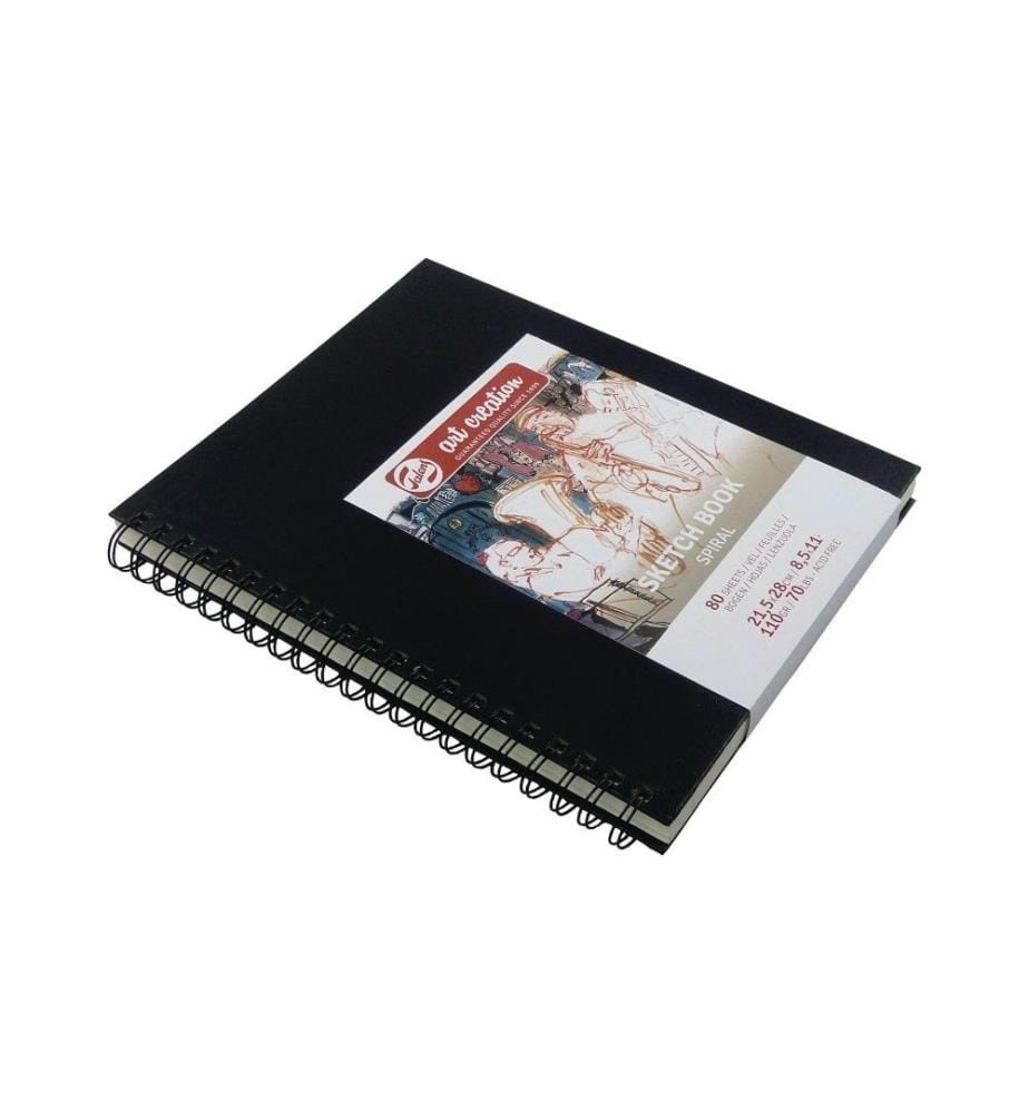 TALENS - Carnet de dessin 21,5 x 28 cm Noir