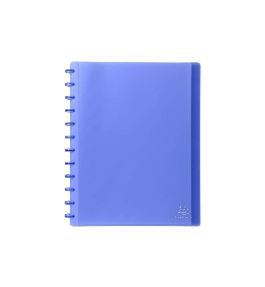 EXACOMPTA - Chemises de présentation A4 Bleu/Transparent