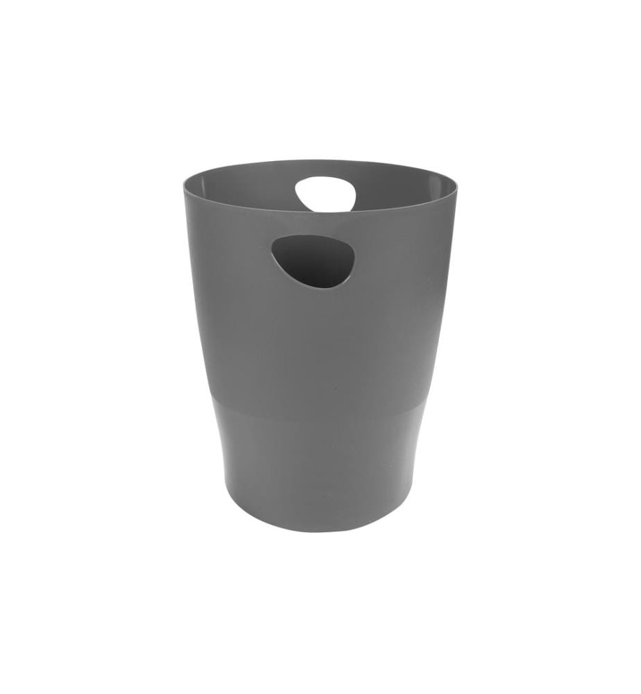 EXACOMPTA - Corbeille à papier Ecobin 15 l, Gris foncé