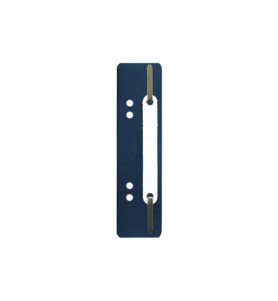 EXACOMPTA - Bandes de reliure avec double perforation, 25 pièces, bleu foncé