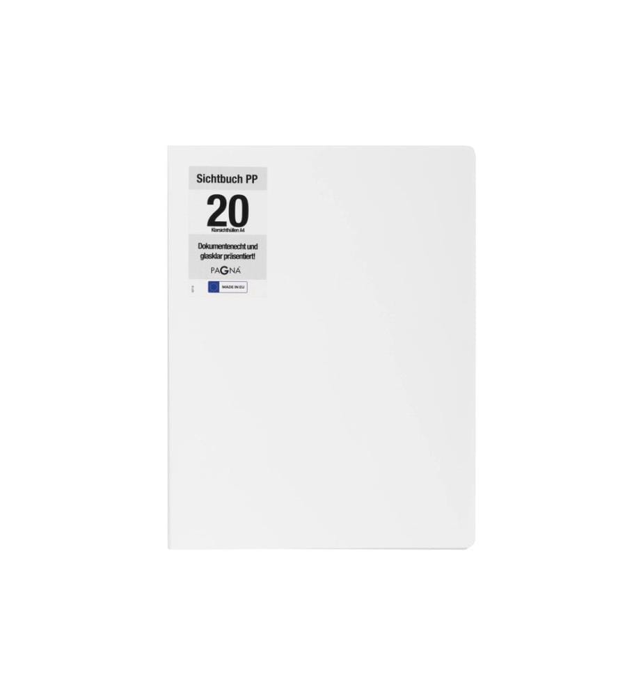 PAGNA - Chemises de présentation Office A4 Blanc