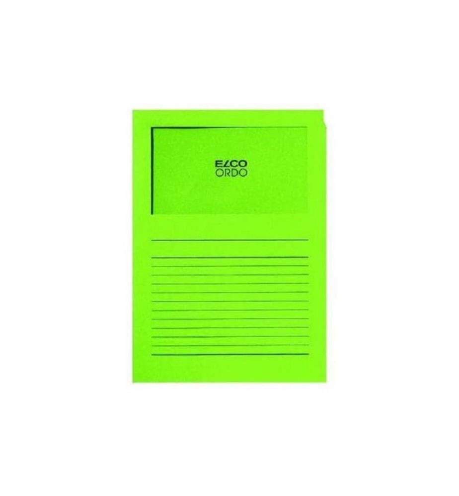 ELCO - Pochette transparente Ordo Classico Vert clair, 100 pièces