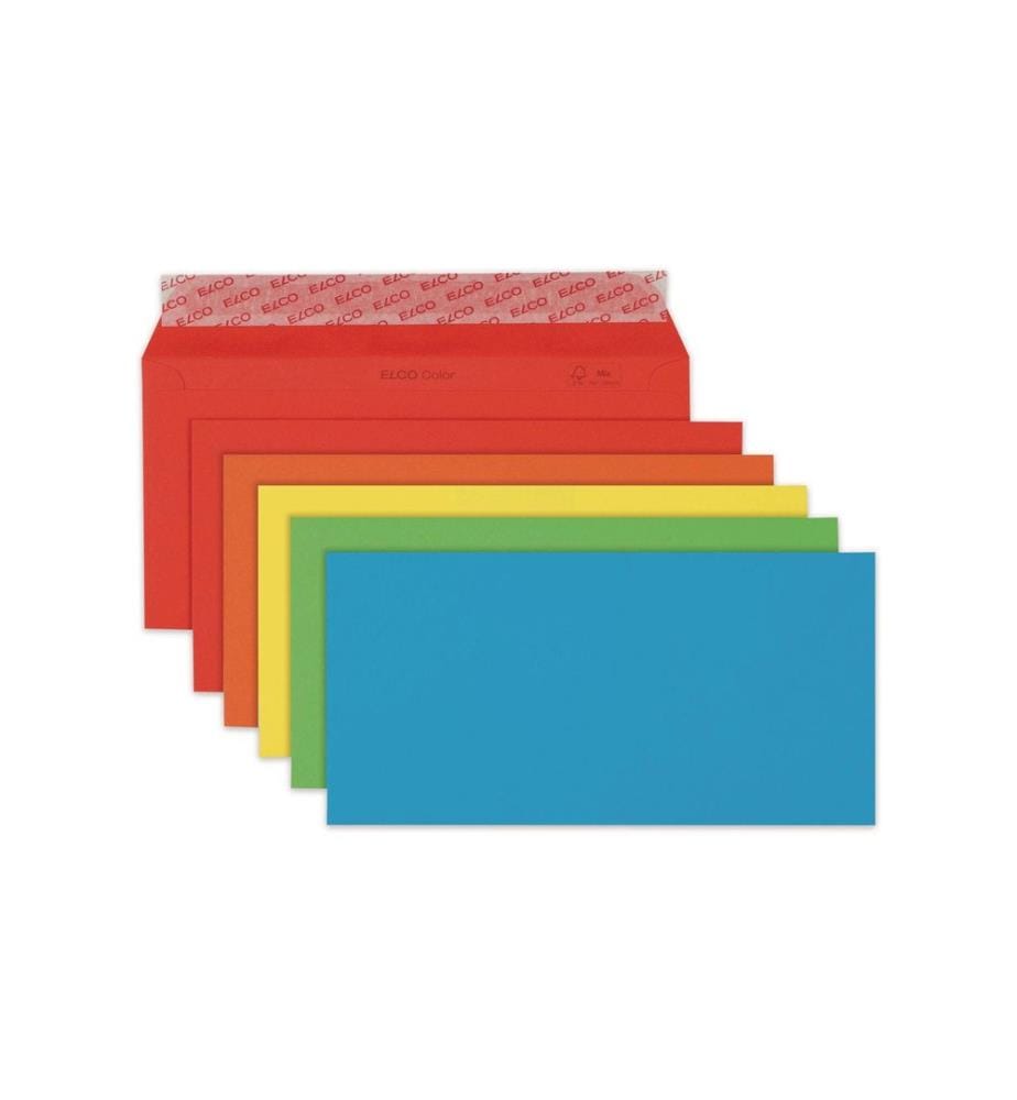 ELCO - Enveloppe Color C5/6 Assortis, 20 pièces