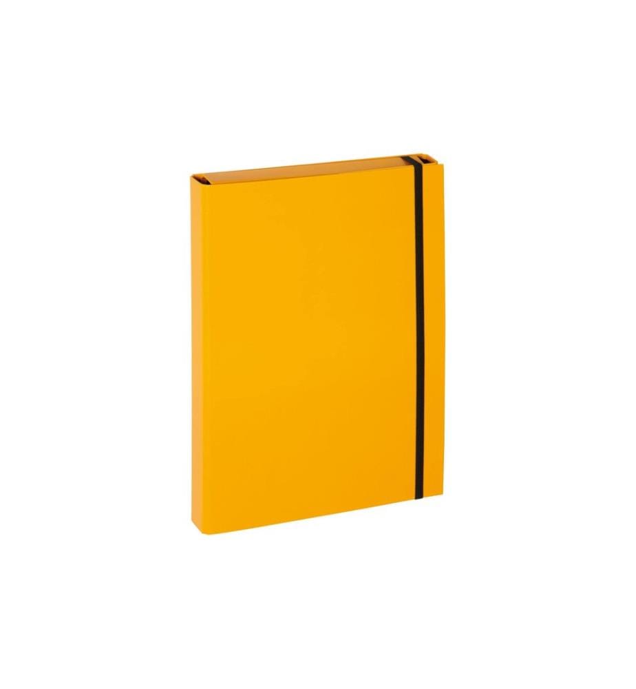 PAGNA - Portfolio à ruban élastique A4 Basic Jaune