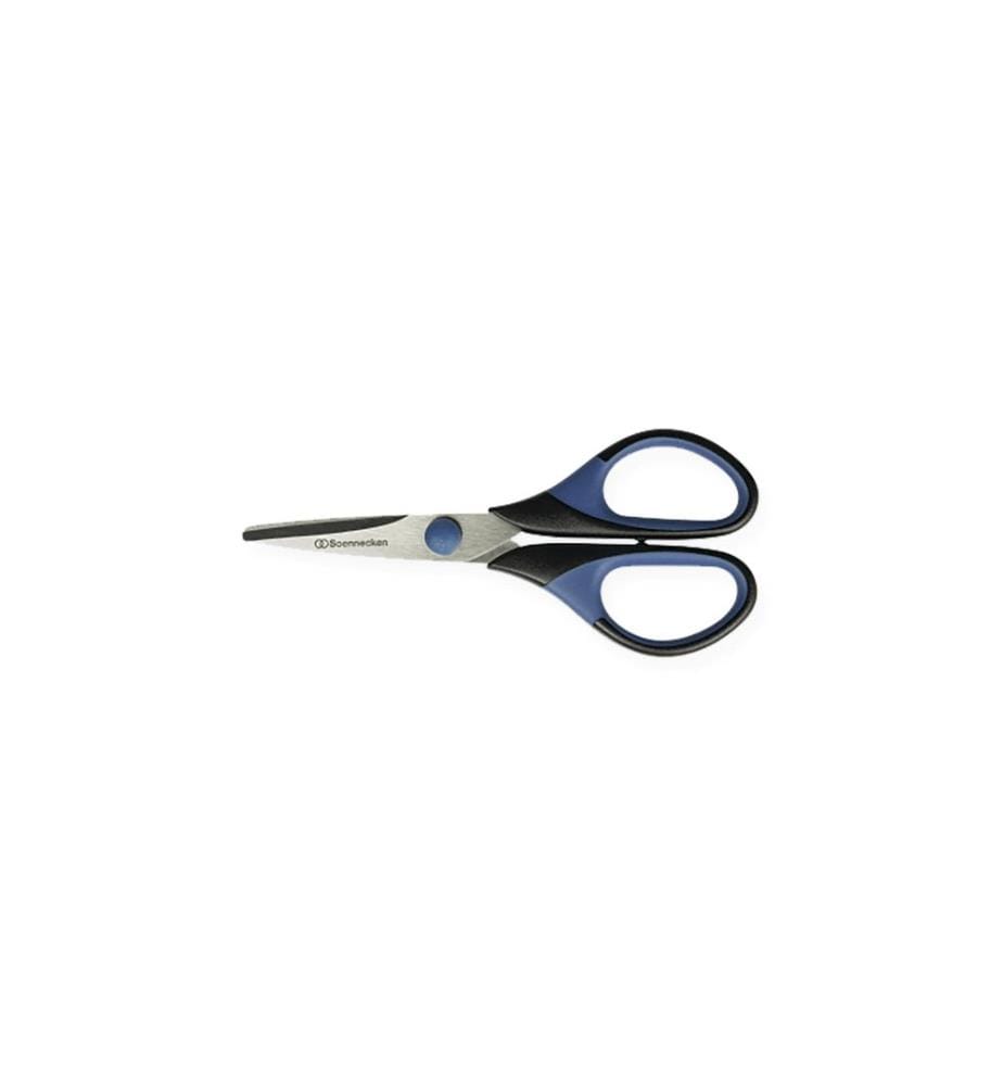 Soennecken - Ciseaux Softgrip 14 cm, Acier inoxydable, Universel