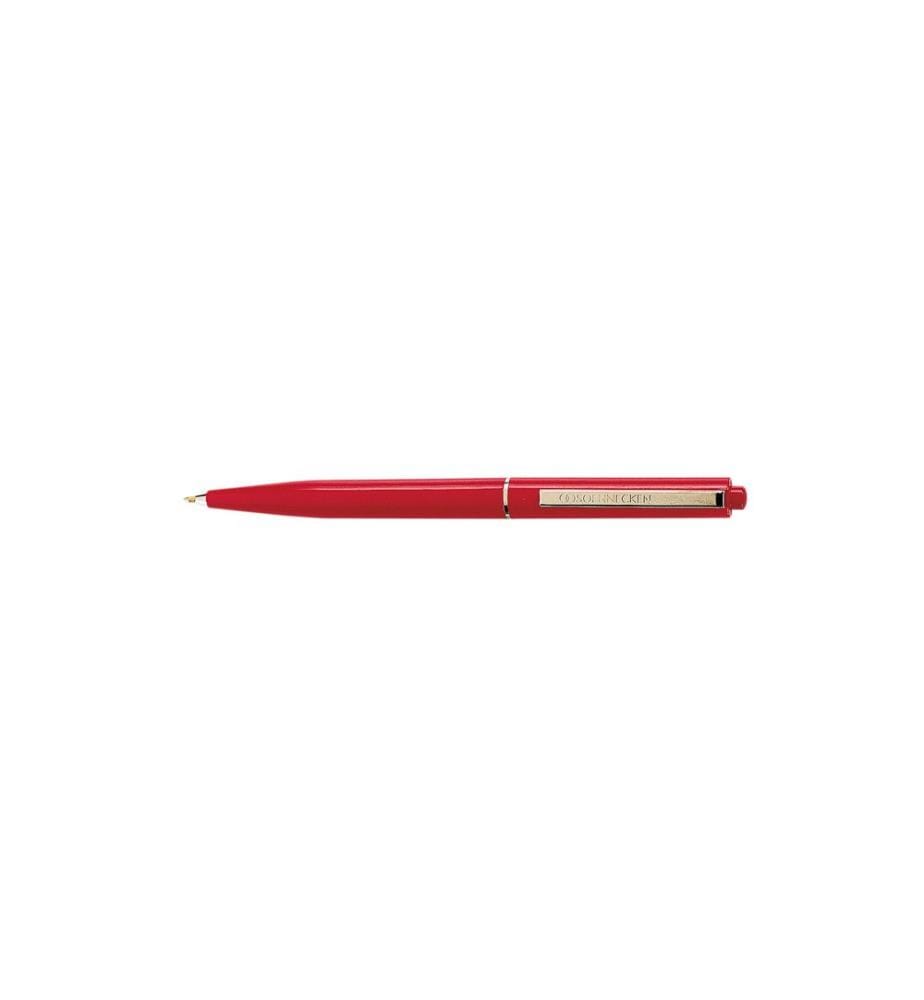 Soennecken - Stylo bille Nr. 25, moyen (M), Rouge, 10 pièces