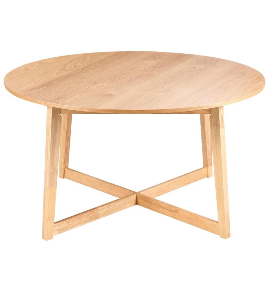 Table de repas WAIPORI Chêne clair 140 cm 140 cm