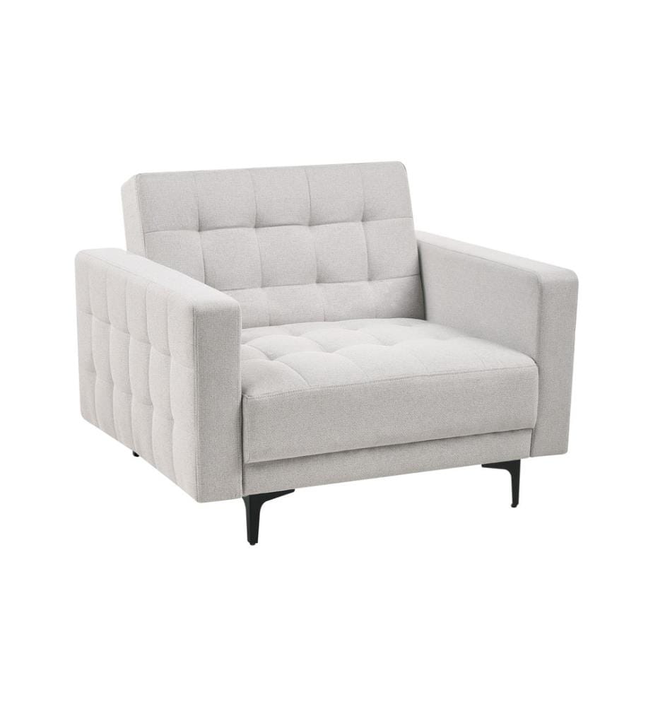 Fauteuil ABERDEEN Tissu Gris clair