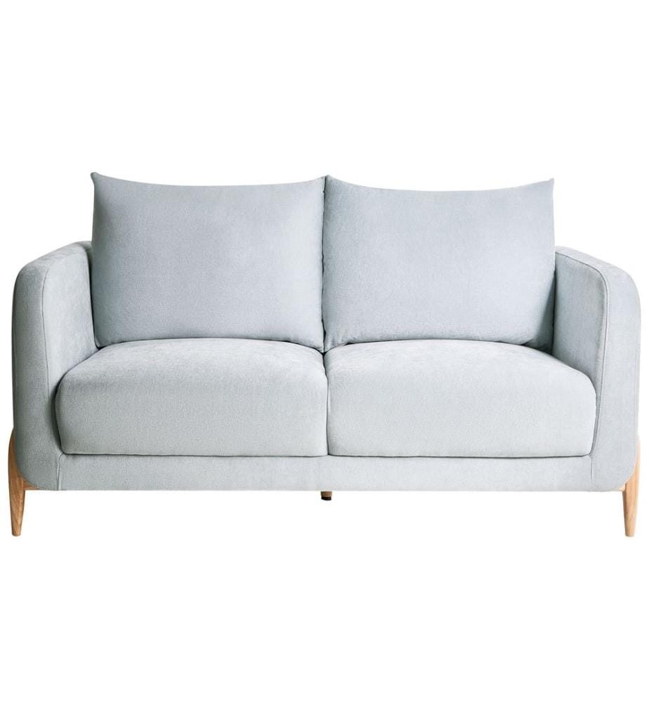 Canapé 2 places GIMO Tissu chenille Bleu clair