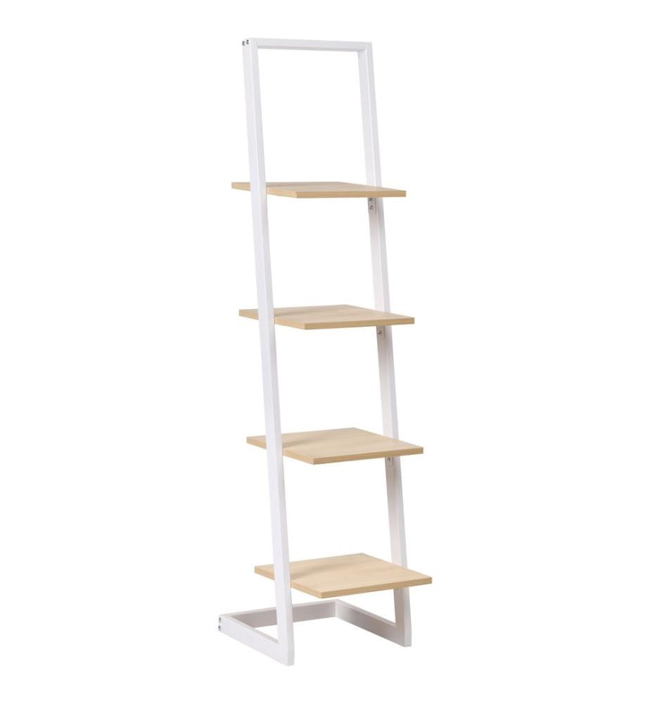 Étagère à 4 niveaux JOPLIN 143 cm Blanc