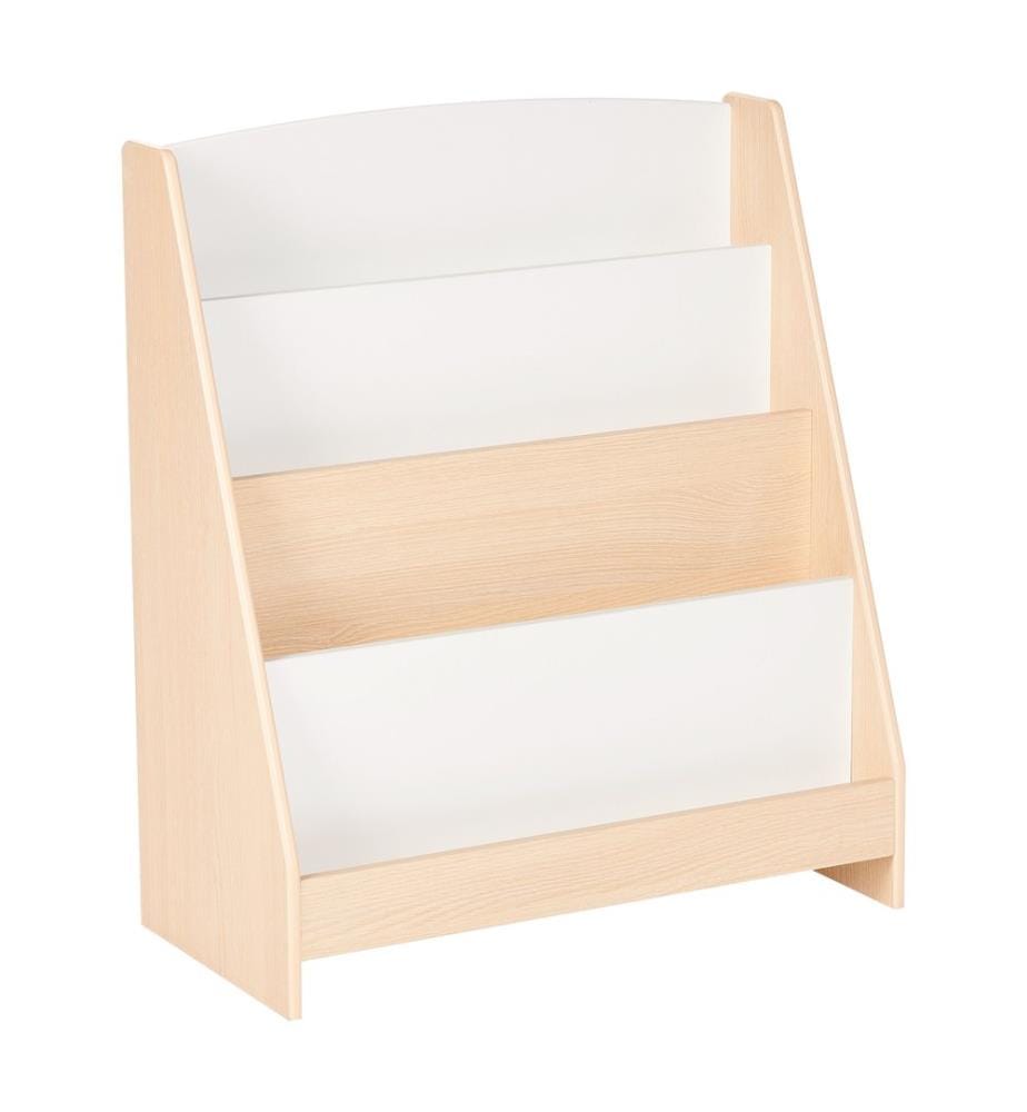Bibliothèque 4 étagères LILOET 70 cm Marron clair