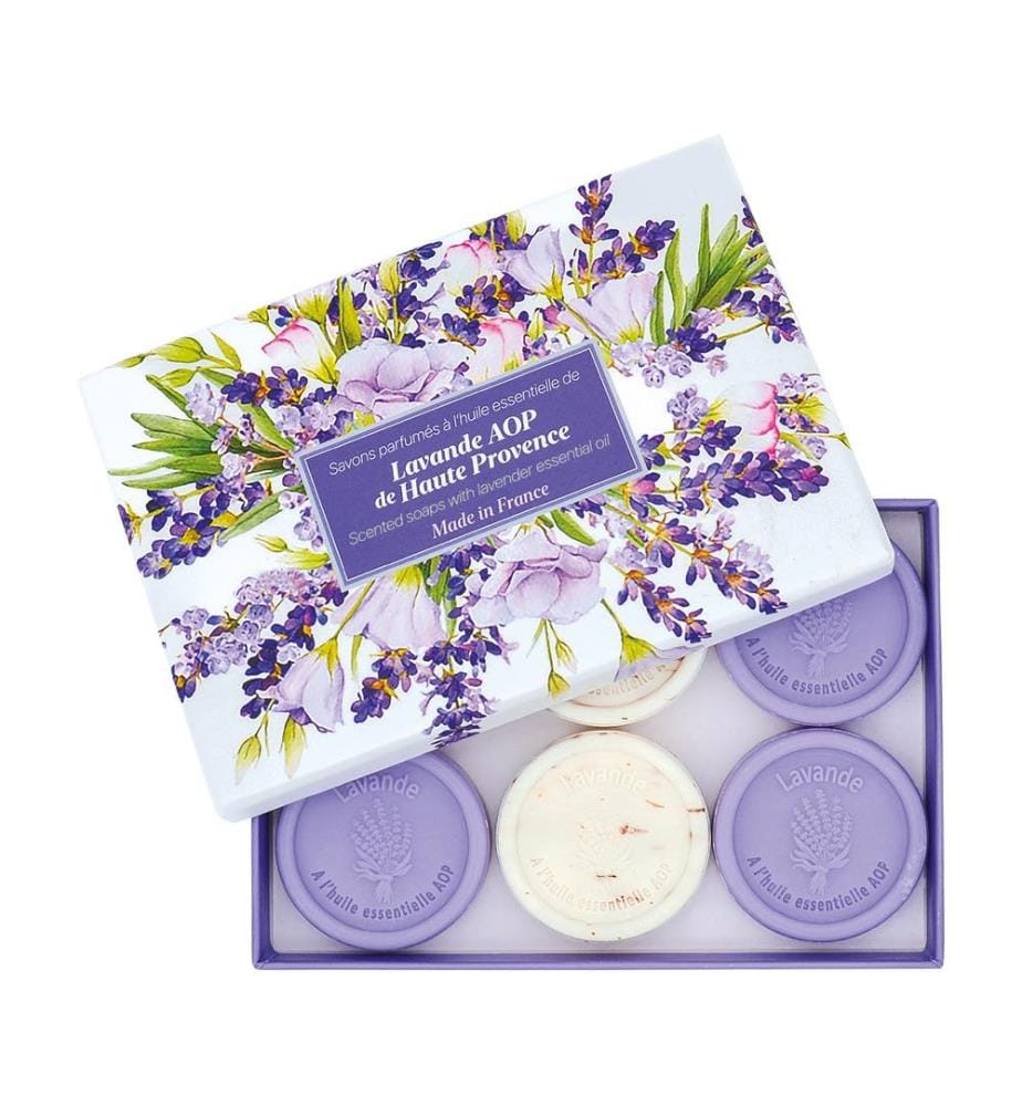 Boîte à savon Lavande noble 6 x 25 g