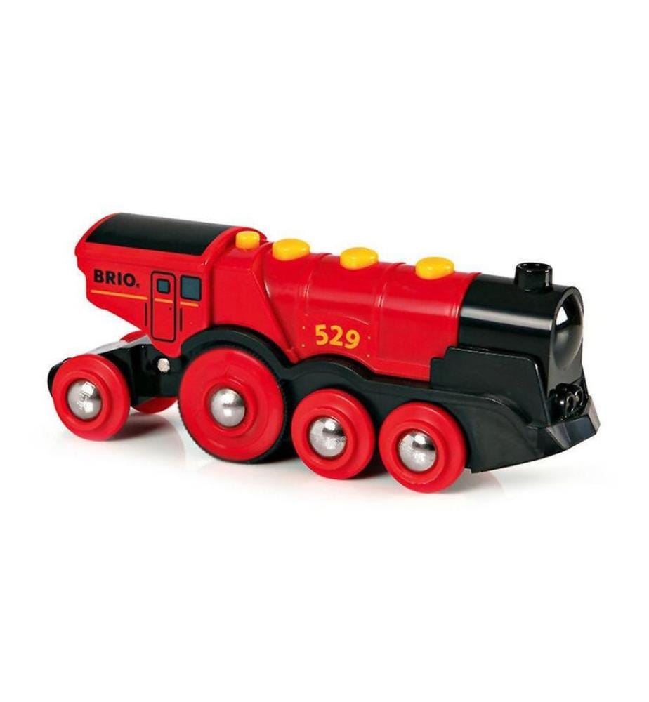 BRIO - Chemin de fer Batterie Lola rouge Loco
