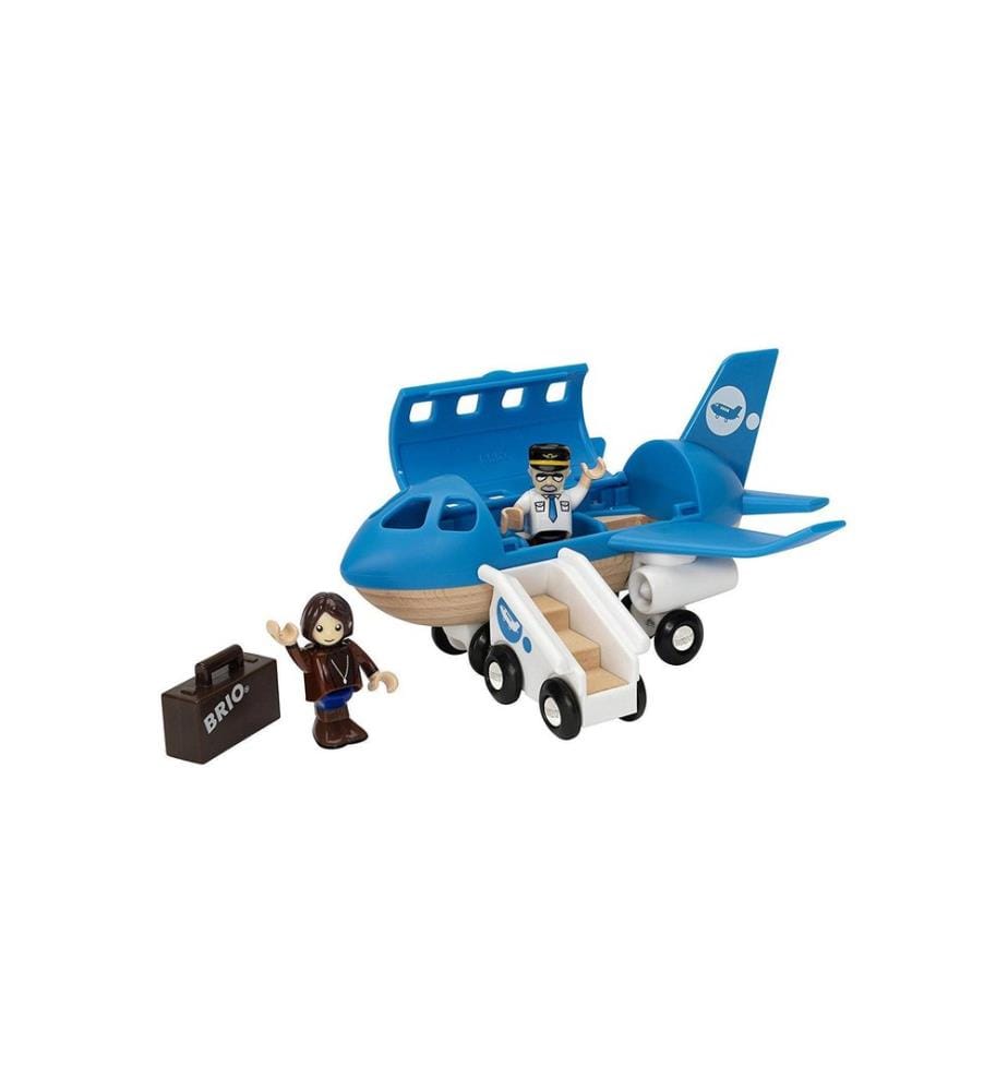 BRIO - Chemin de fer Avion bleu
