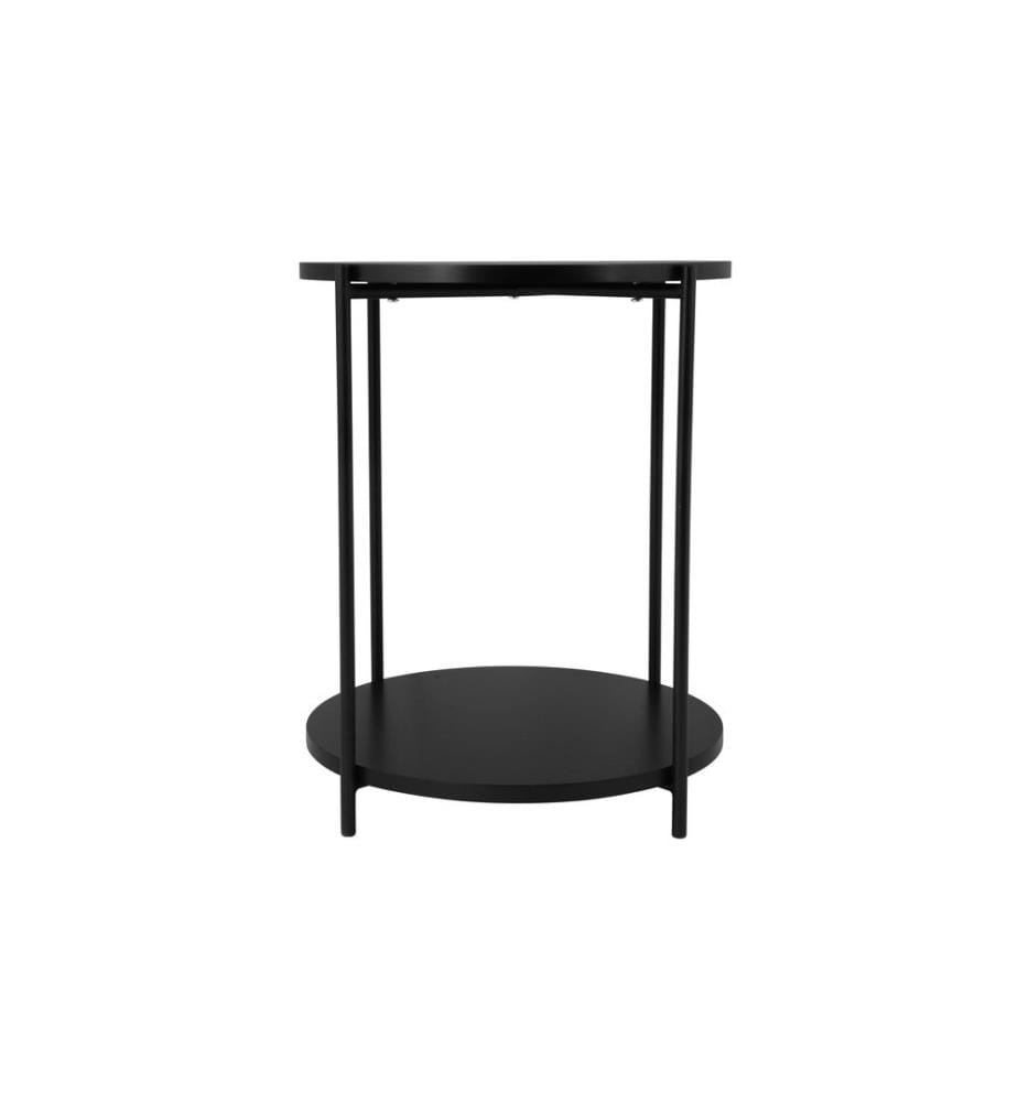 Schou - Table d'appoint Ø 40 cm, Noir