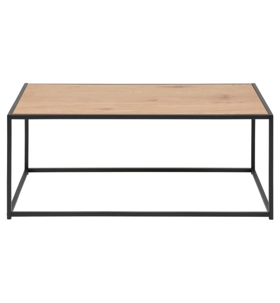 AC Design - Table basse Seaford Angulaire, Nature/Noir