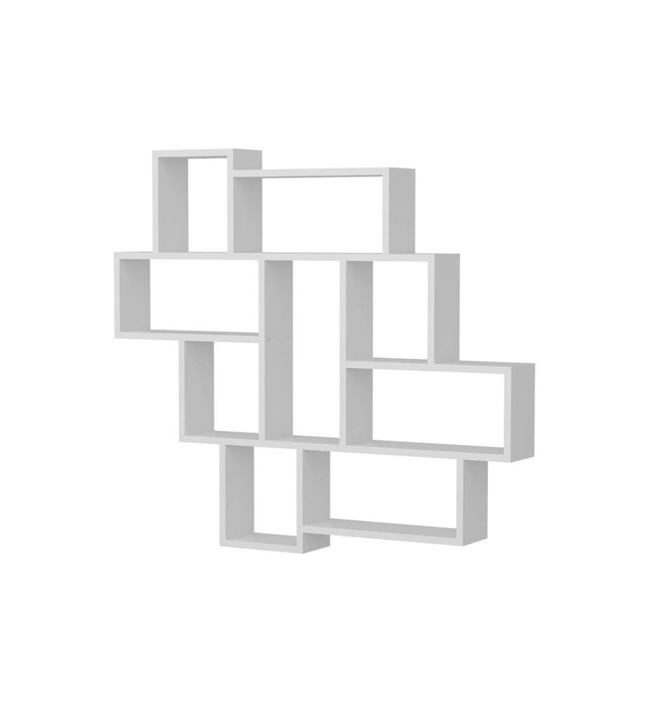 Woody Fashion - Étagère Parola 115,5 x 103,5 cm, Blanc
