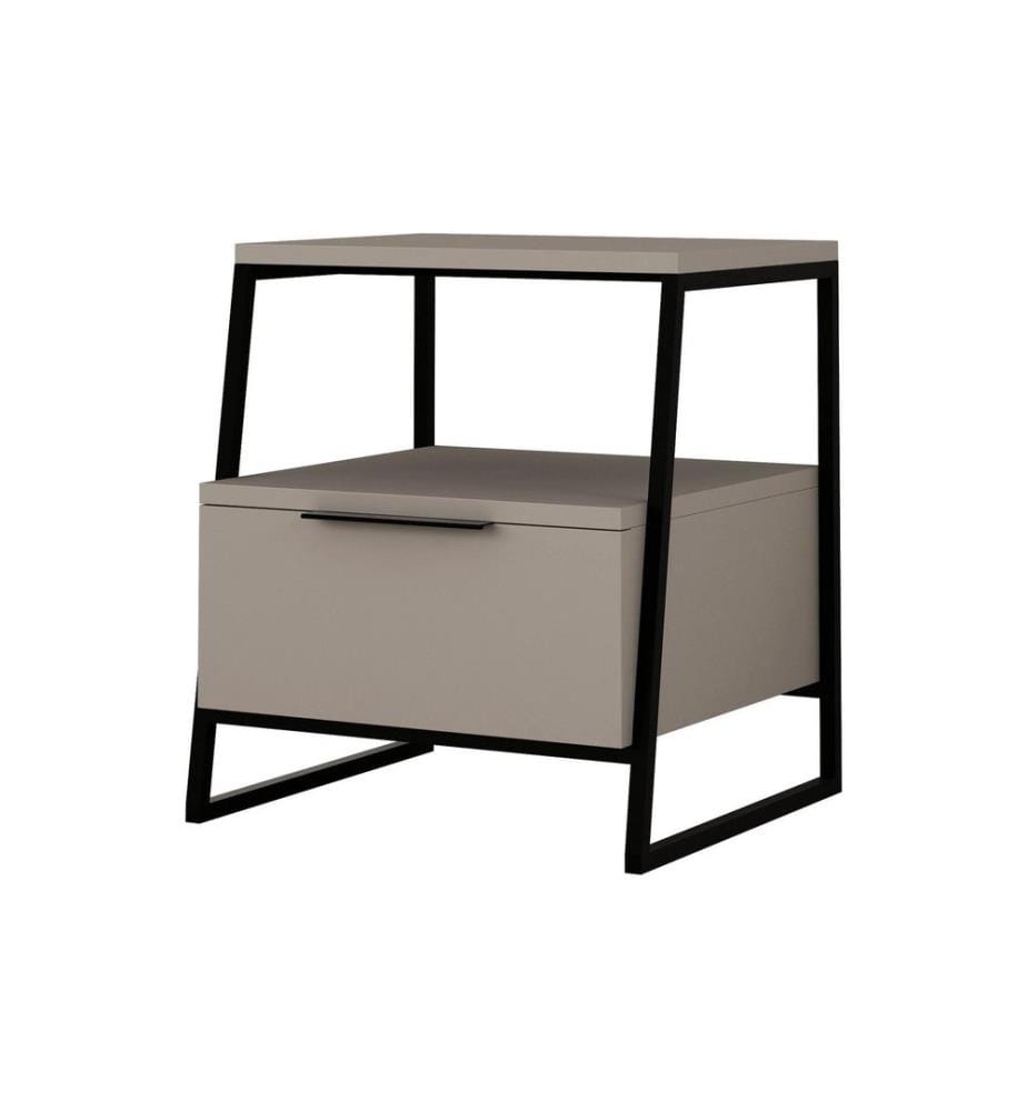 Woody Fashion - Table de nuit Pal 45 x 50 x 40 cm, moka