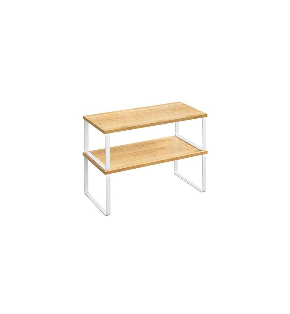 Songmics - Rayonnage de stockage Nature-Blanc