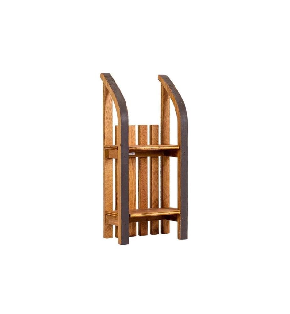 KADASTAR - Étagère Traîneau S 38 x 17.5 cm, Brun