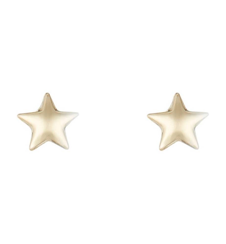 Boucles d'Oreilles Mini Etoile - Doré