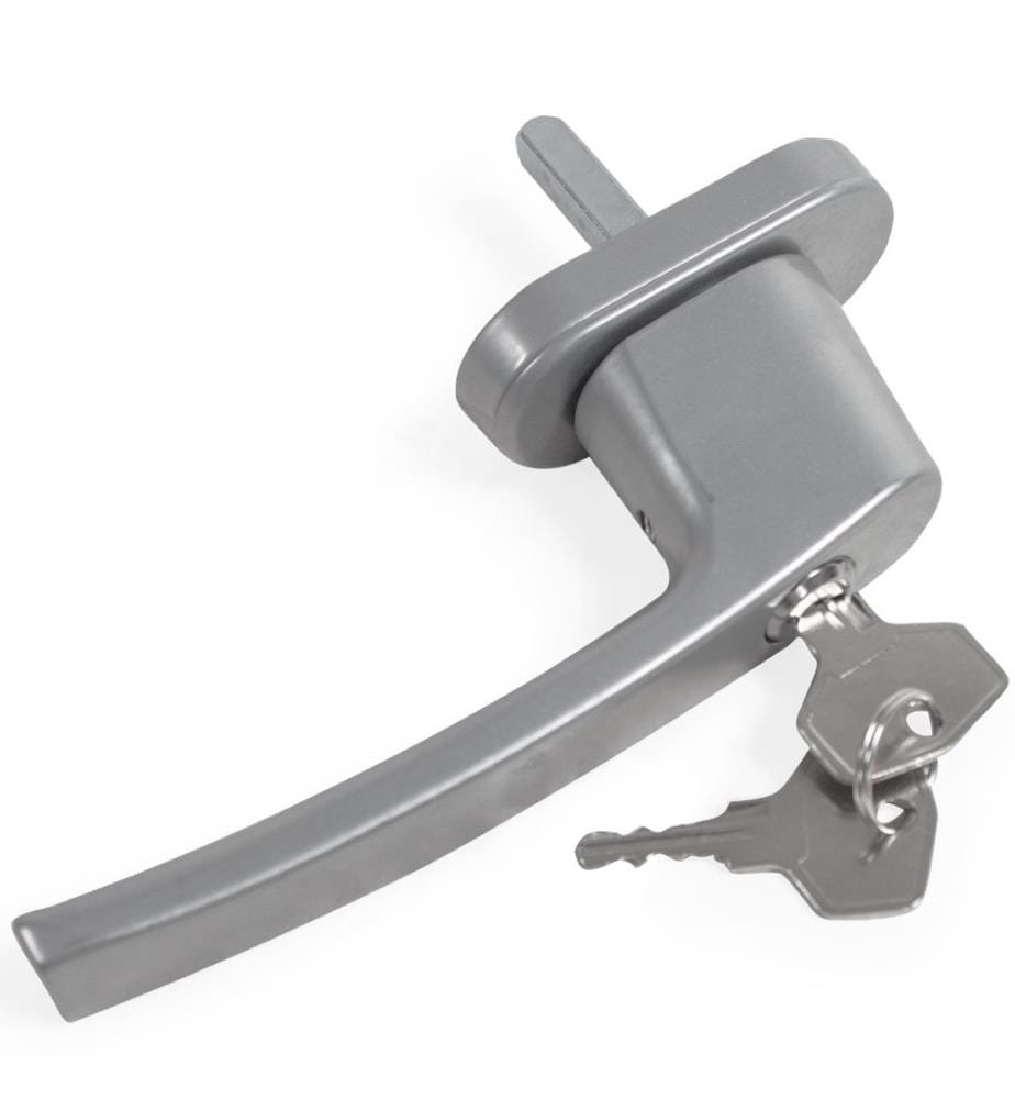 Lot de 2 poignées de fenêtre - argent
