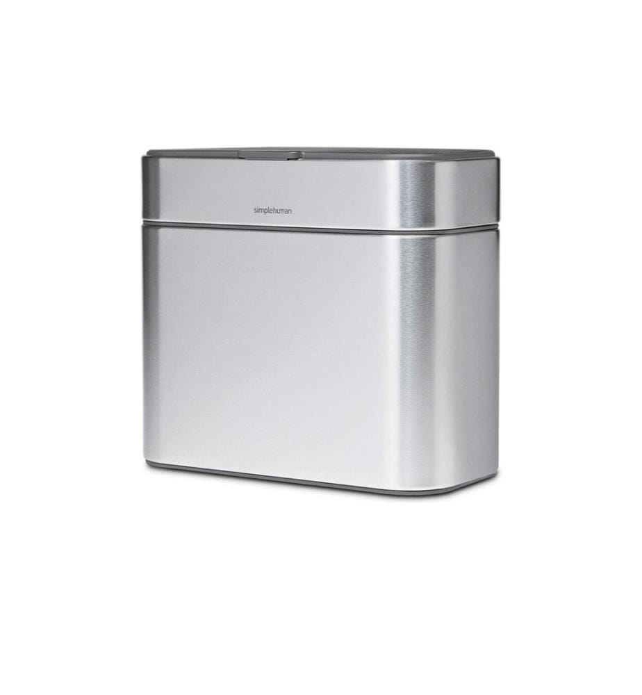 SIMPLEHUMAN - Seau à compost Caddy 4 l, Argenté