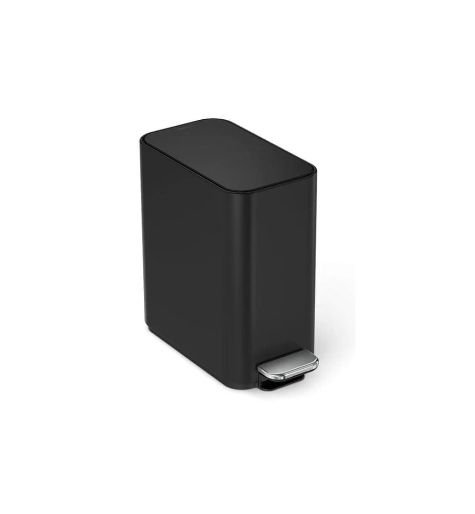 SIMPLEHUMAN - Poubelle à pédale 5 l, Noir mat