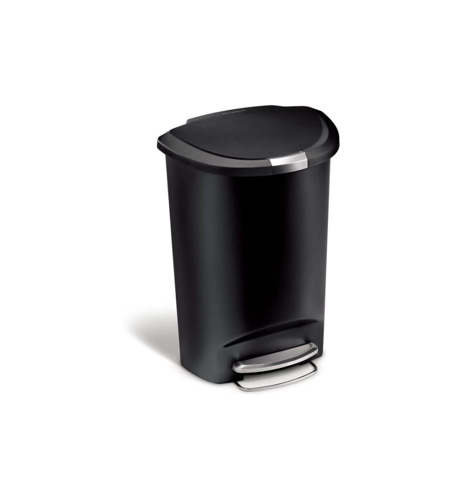 Simplehuman Poubelle à pédale 50 l Noir