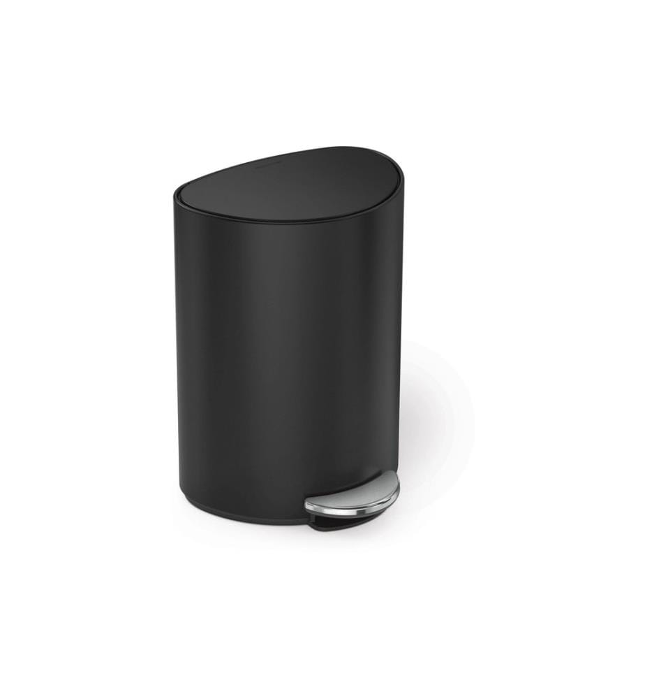 Simplehuman Poubelle 6 l, Noir mat