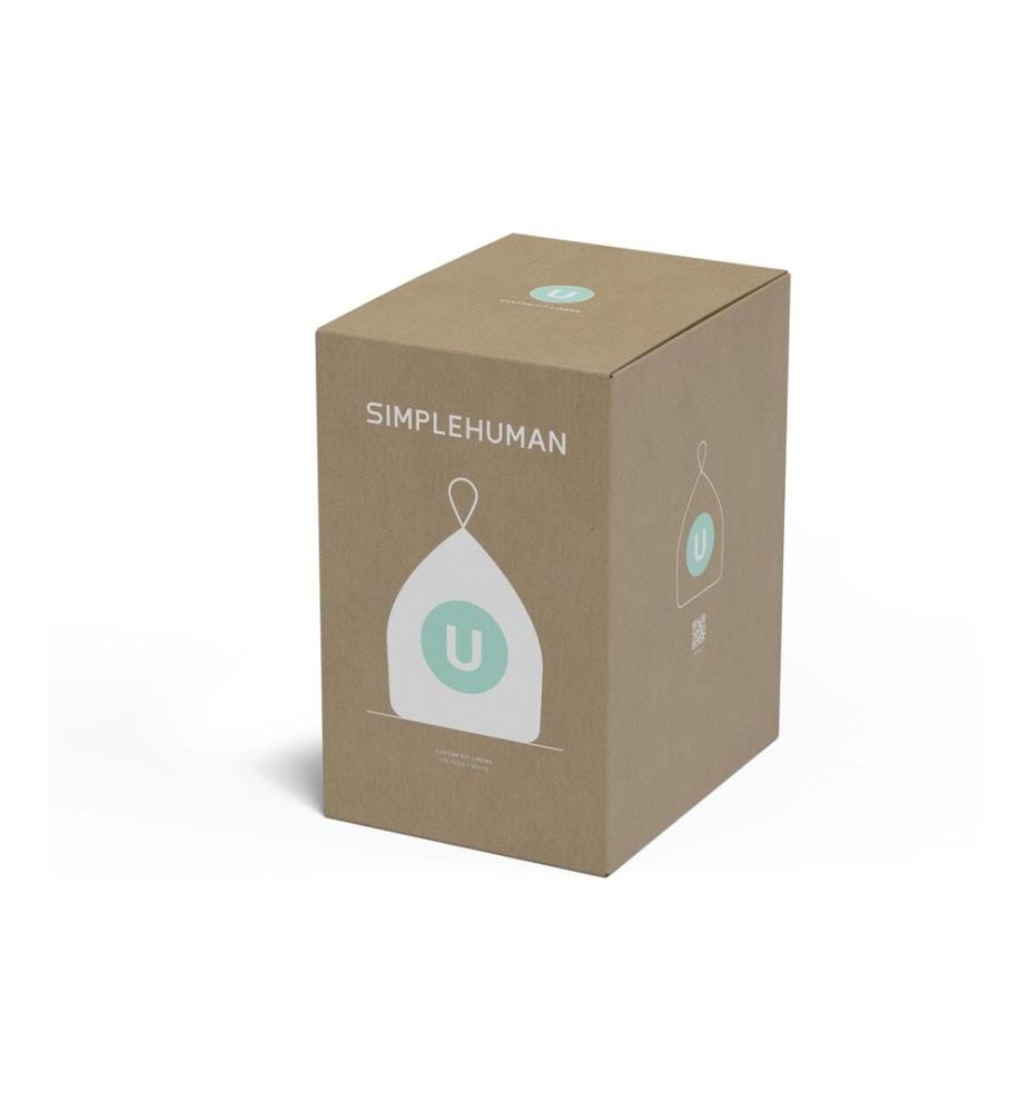 Simplehuman Sacs poubelle Code U, 55 l, 100 pièces