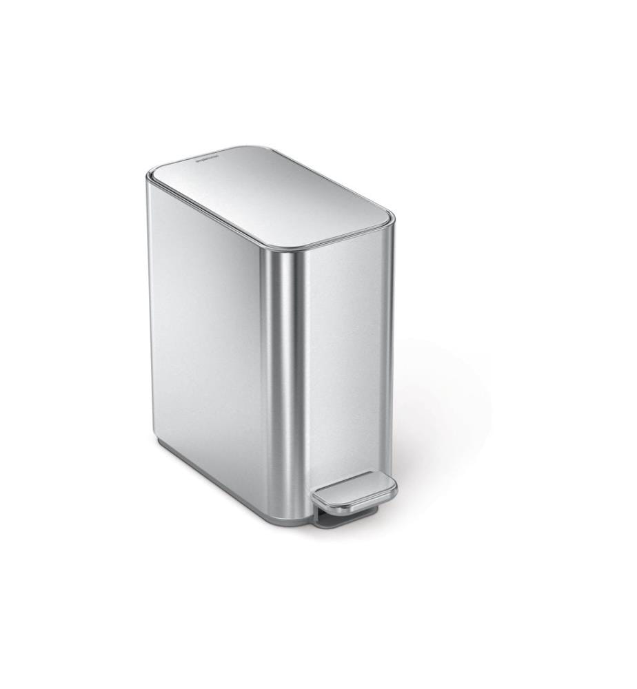 Simplehuman Poubelle à pédale 5 l, argent
