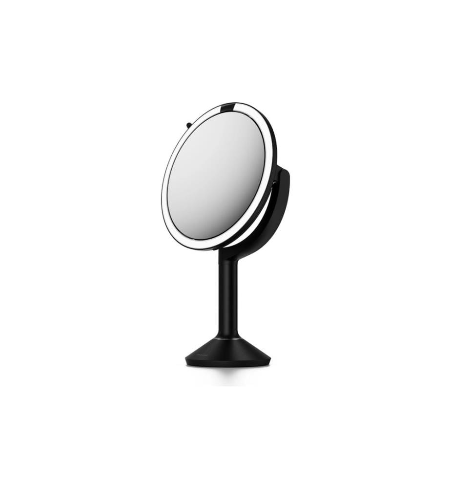 Simplehuman Miroir cosmétique avec capteur Trio 25 cm, noir