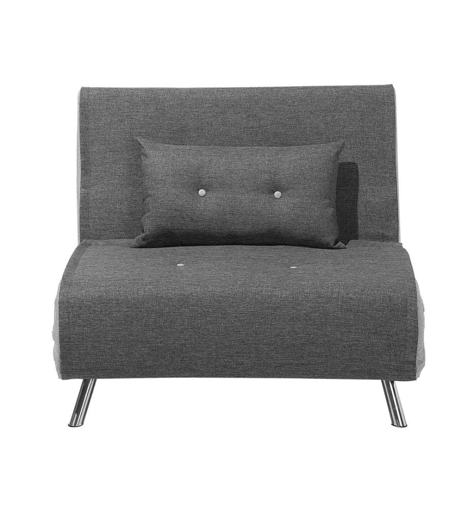 Fauteuil convertible FARRIS Tissu Gris foncé